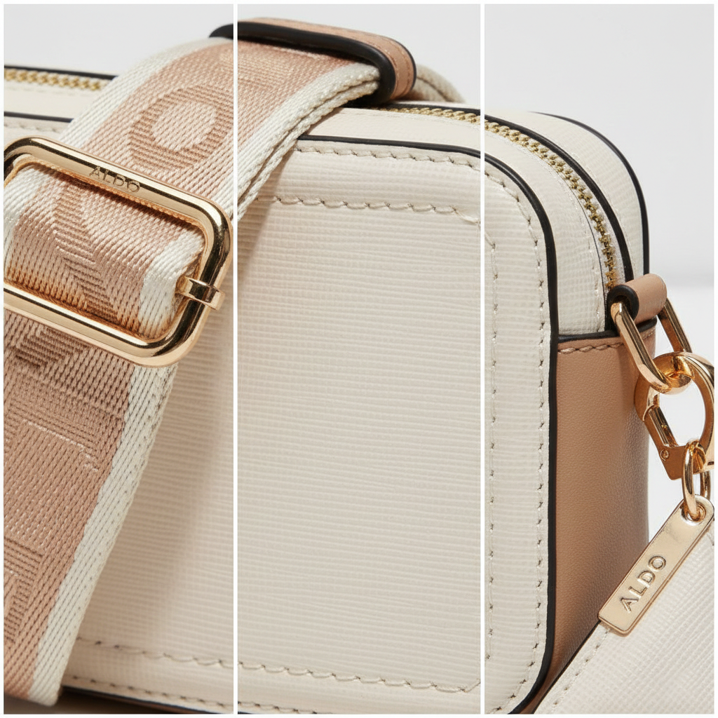 ALDO Original White Crossbody Camera Bag – Luxury Minimal Design