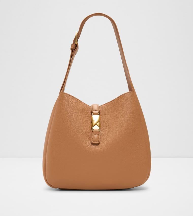 ALDO Original Classic Tan Shoulder Hobo Bag – Premium Leather Finish