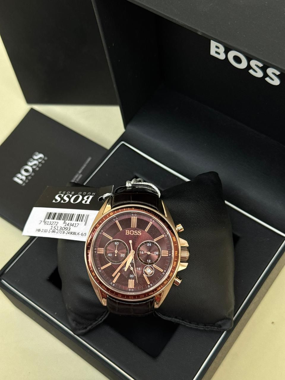 Boss Premium Chronograph Watch | Timeless Designer Style